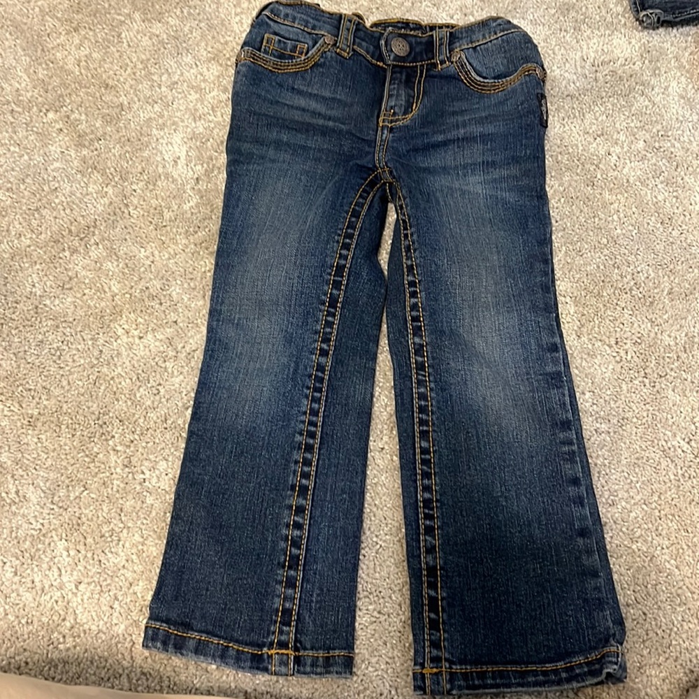 Girls 3T Silver Jeans